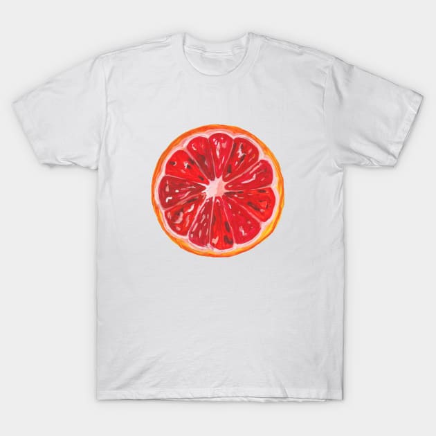 Orange slice T-Shirt by deadblackpony